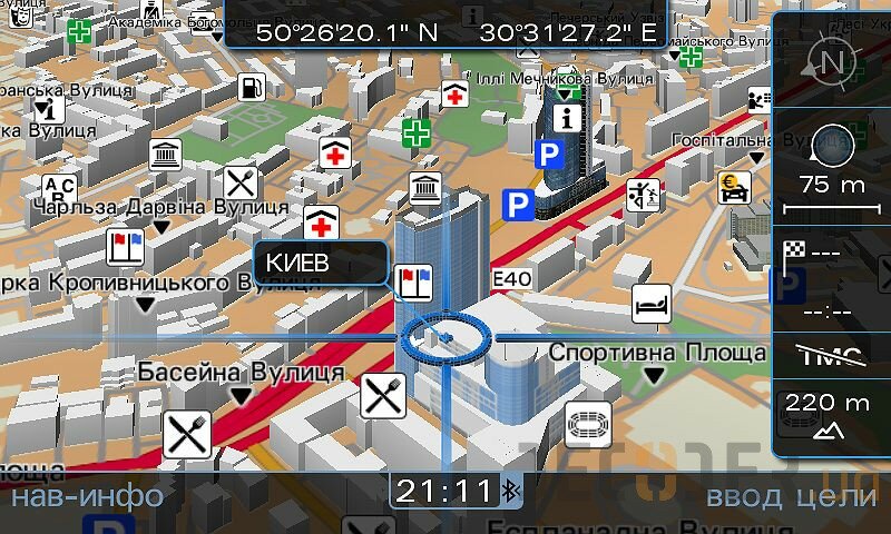 Обновилась навигация к системам Audi MMI 3G